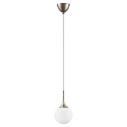 картинка 813013 (MD5085-1GL) Подвес GLOBO 1х40W  E14 champagne gold/white (в комплекте) от интернет-магазина К1-СТРОЙ