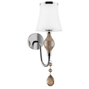 картинка 806610 (MB2067-1) Бра ESCICA 1х40W E14 БЕЛЫЙ/КОНЬЯК/ХРОМ (в комплекте) от интернет-магазина К1-СТРОЙ