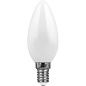 Лампа светодиодная свеча матовая 5W 230V E14 4000K LB-58 Feron