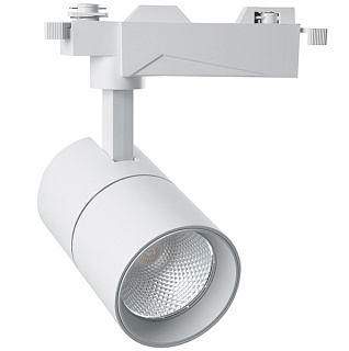 картинка Светодиодный светильник AL103 трековый однофазный на шинопровод 30W 4000K, 60 градусов, белый 32521 Feron от интернет-магазина К1-СТРОЙ