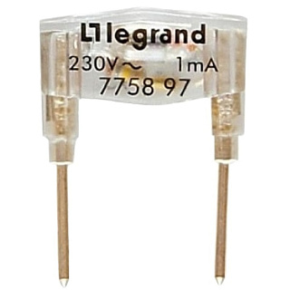 картинка Лампа подсветки зеленая 775897 Legrand Galea Life/Valena от интернет-магазина К1-СТРОЙ
