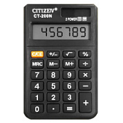 картинка Калькулятор 8-разрядный карманный CT-200N Citizen от интернет-магазина К1-СТРОЙ