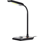 картинка Настольный светильник черный с деревом NLED-473-10W-BK ЭРА от интернет-магазина К1-СТРОЙ