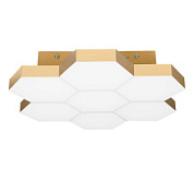 картинка 750073 (MX13003032-7А) Люстра потол FAVO LED-35W 1680LM Satin Gold 4000K (в комплекте) от интернет-магазина К1-СТРОЙ