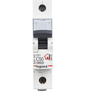 картинка Автоматический выключатель TX3 1П C 50А Legrand от интернет-магазина К1-СТРОЙ