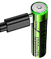 Батарейка аккумуляторная AAA JA4 1200mWh USB-C 2шт HOCO