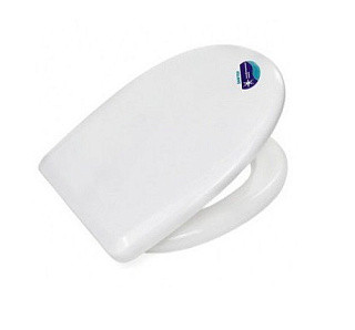 картинка Сидение для унитаза Цезарь с крышкой, дюропласт, soft-close, WH106896 Santek от интернет-магазина К1-СТРОЙ