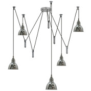 картинка 761054 (MD17003036-5A) Люстра ACROBATA 5х40W E14 ХРОМ (в комплекте) от интернет-магазина К1-СТРОЙ