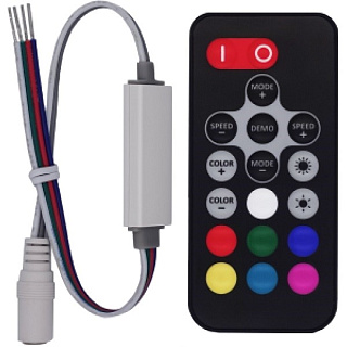картинка Контроллер RGB с пультом SR-MINI-RGB-6A NEW SEASTAR от интернет-магазина К1-СТРОЙ