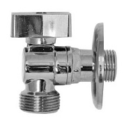 картинка Кран 1/2"х3/4" угловой хром 261CH3/4 KAISER от интернет-магазина К1-СТРОЙ