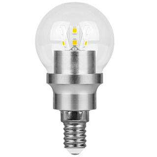 картинка Лампа светодиодная 6LED 3.5W 230V E14 2700K 25284 Feron от интернет-магазина К1-СТРОЙ