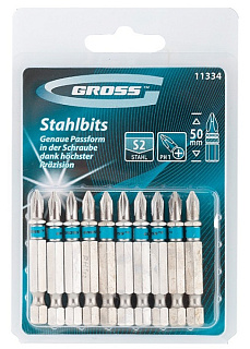 картинка Бита РН1 х 50, сталь S2 Gross от интернет-магазина К1-СТРОЙ