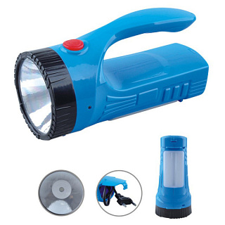 картинка Фонарь аккумуляторный переносной 1W Led+12led YJ2833 от интернет-магазина К1-СТРОЙ