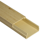 картинка Кабель канал (короб) 20х10 структура под дерево Промпласт от интернет-магазина К1-СТРОЙ