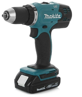 картинка Дрель-шуруповерт аккумуляторная Makita DDF453SYX5, 18В Li-ion 1.5Ач от интернет-магазина К1-СТРОЙ
