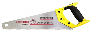 картинка Ножовка многоцелевая STAYER TOOLBOX, 350 мм, 11 TPI от интернет-магазина К1-СТРОЙ