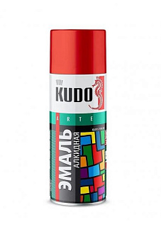 картинка Краска аэрозоль алкидная бордовая 520 мл KUDO от интернет-магазина К1-СТРОЙ