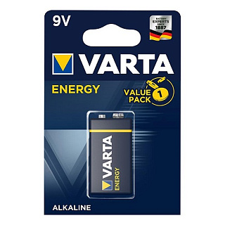 картинка Батарейка ENERGY 9V крона VARTA от интернет-магазина К1-СТРОЙ