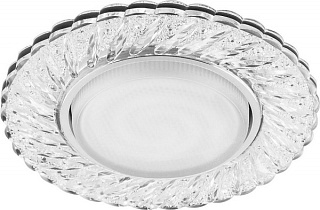 картинка Светильник встраиваемый Feron CD4021 GX53 с LED-подсветкой от интернет-магазина К1-СТРОЙ