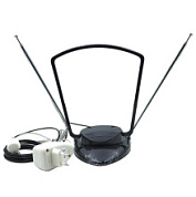 картинка Антенна комнатная КЛЮЧ BAS-5303 для цифрового ТВ DVB-T2 с усилителем от интернет-магазина К1-СТРОЙ