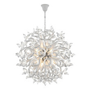 картинка Люстра подвесная Lightstar MEDUSA 890180, 18G9, белый/прозрачный от интернет-магазина К1-СТРОЙ
