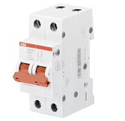 картинка Рубильник модульный 2-полюсный SHD202/32 рычаг красный (выключатель нагрузки) ABB от интернет-магазина К1-СТРОЙ