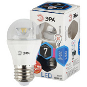 картинка Лампа светодиодная Clear Led 7вт Е27 4000K шар ЭРА от интернет-магазина К1-СТРОЙ