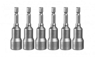 картинка Набор магнитных торцевых головок, 1/4" AMN65061 INGCO от интернет-магазина К1-СТРОЙ