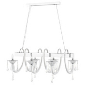 картинка 821160 (MD600019-6A) Люстра CORNO подв. 6х40W E14 ХРОМ (в комплекте) от интернет-магазина К1-СТРОЙ