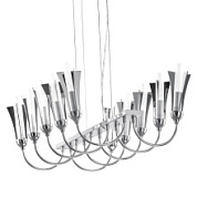 картинка 757104 (MD71609-10А) Подвес OWIO 10х40W G9 ХРОМ (в комплекте) от интернет-магазина К1-СТРОЙ