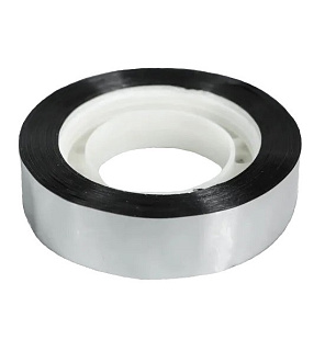 картинка Клейкая лента декоративная, серебро 12мм х 10м от интернет-магазина К1-СТРОЙ