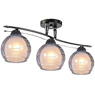 картинка Cветильник потолочный 39387-0.3-03 SBK+CH Reluce от интернет-магазина К1-СТРОЙ