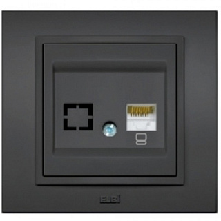 картинка Розетка интернет RJ-45 Elbi Zena от интернет-магазина К1-СТРОЙ