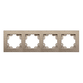 картинка Рамка фактурная 4-ая серия "Афина" шампань (еврослот) А10046-Br UNIVersal от интернет-магазина К1-СТРОЙ