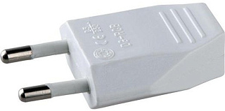 картинка Вилка без заземления плоская S1-P Volsten от интернет-магазина К1-СТРОЙ