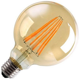 картинка Лампа светодиодная Foton FL-LED Vintage G125 10W E27 2200K, шар от интернет-магазина К1-СТРОЙ