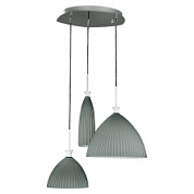 картинка 810131 (MD5011А-3М) Подвес AGOLA 3х40W E14 ХРОМ/СЕРЫЙ (в комплекте) от интернет-магазина К1-СТРОЙ