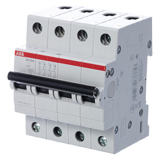 картинка Автоматический выключатель 4-полюсный SH204L C50 ABB от интернет-магазина К1-СТРОЙ