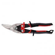 картинка Ножницы по металлу "Piranha", 250 мм, прямой и левый рез, сталь СrMo, двухкомпонентные рукоятки Gross от интернет-магазина К1-СТРОЙ