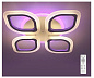 Люстра светодиодная управляемая Estares Azalia RGB 40W+10W, белая, IP20