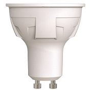 картинка Лампа светодиодная Uniel LED GU10 6w 3000k ЯРКАЯ от интернет-магазина К1-СТРОЙ
