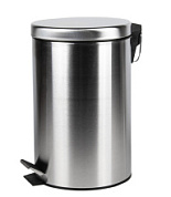 картинка Ведро для мусора круглое 12 л, (1/4) DBM-01-12"РЫЖИЙ КОТ" от интернет-магазина К1-СТРОЙ