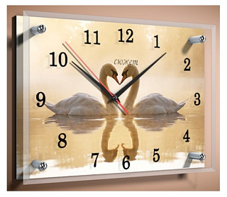 картинка Часы-стекло К-В 1128 Сюжет от интернет-магазина К1-СТРОЙ