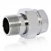 картинка Американка 1/2" прямая (хромированная) Wm*8729-1/2 WaterMark от интернет-магазина К1-СТРОЙ