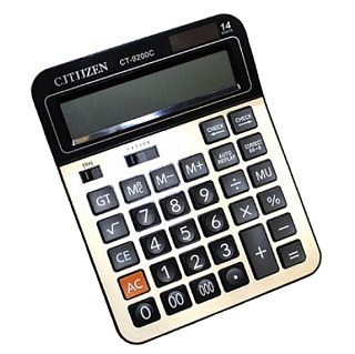 картинка Электронный калькулятор CT-9200N-C 14 разрядный Citizen от интернет-магазина К1-СТРОЙ