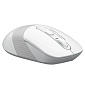 Мышь оптическая беспроводная USB белый/серый 2000dpi Fstyler FG10S A4TECH