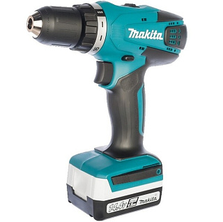 картинка Дрель-шуруповерт аккумуляторная Makita DF347DWE от интернет-магазина К1-СТРОЙ