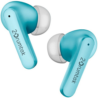 картинка Наушники беспроводные Bluetooth 2Drumtek B25 icy TWS синий A4Tech от интернет-магазина К1-СТРОЙ
