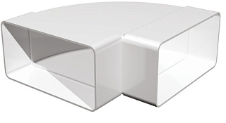 картинка Колено горизонтальное пластик 90°, 55х110 511КГП ERA от интернет-магазина К1-СТРОЙ