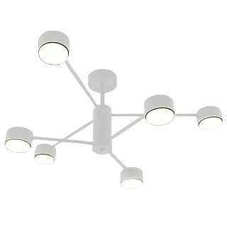 картинка Светильник светодиодный GUSTA 6xGX53 R-780x300-WHITE-IP20 УУО00005211 Estares от интернет-магазина К1-СТРОЙ